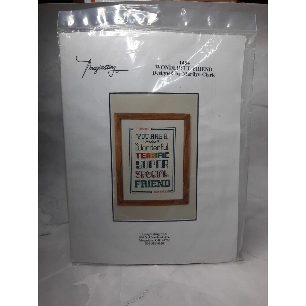 Imaginating Counted Cross Stitch Kit Wonderful Friend